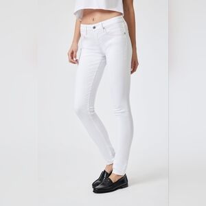 White Mavi crop skinny jean